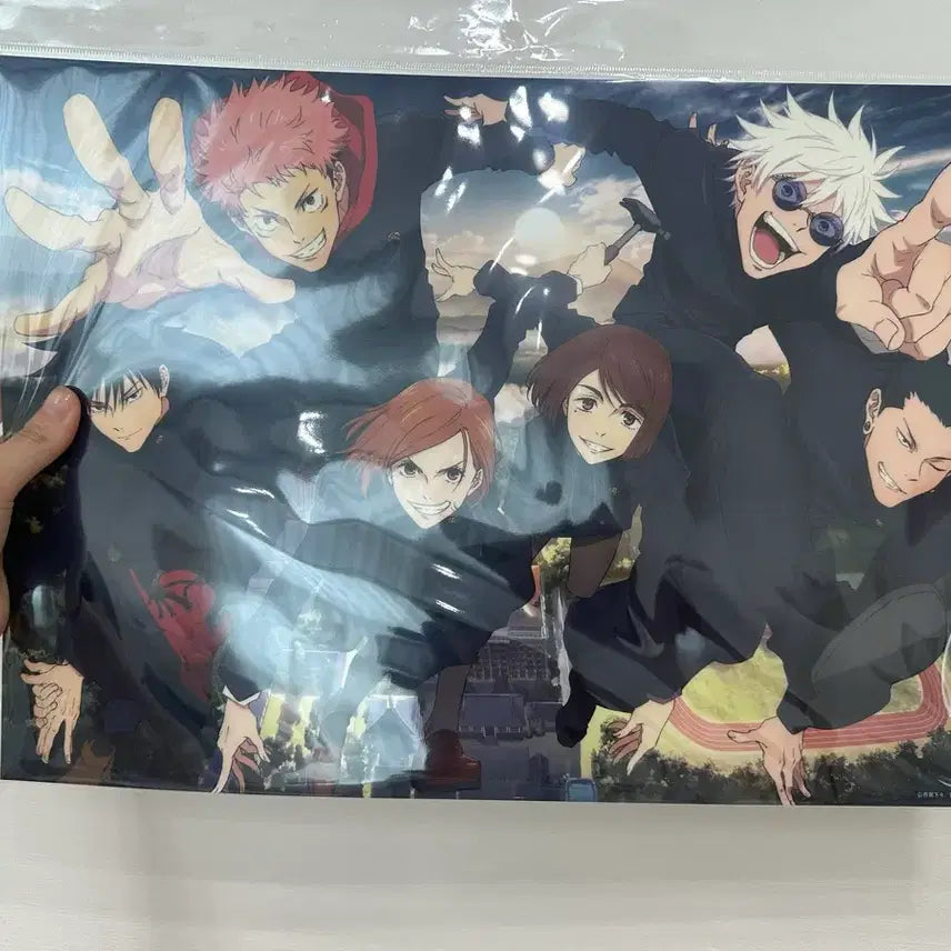 [BUNJANG] Jujutsu Kaisen Art Exhibition Gojo Satoru Geto Suguru Poster (Sealed) / 미개봉) 주술회전 원화 전시회 고죠 사토루 게토 스구루 포스터