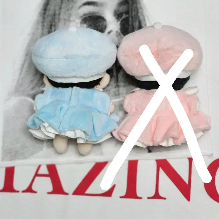 [BUNJANG] Idol Look 10cm Doll Clothes (Sky Blue) / 아이돌룩 10cm 솜인형옷