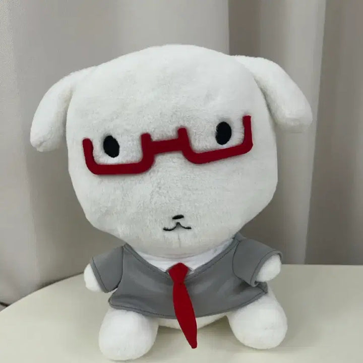 [BUNJANG] Ganadi Red Glasses Medium Plush Toy / 가나디 빨간안경 중형인형