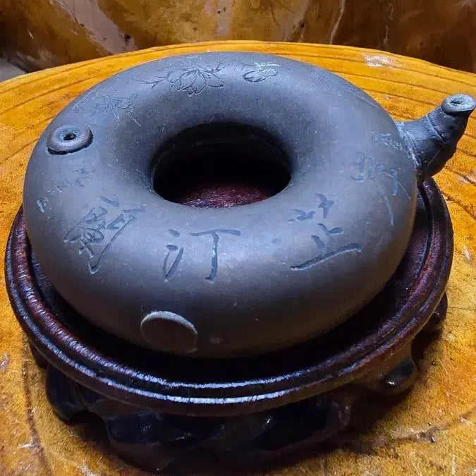 [BUNJANG] Bronze "Coiled Serpent Inkstone" / 청동 "또아리 연적"