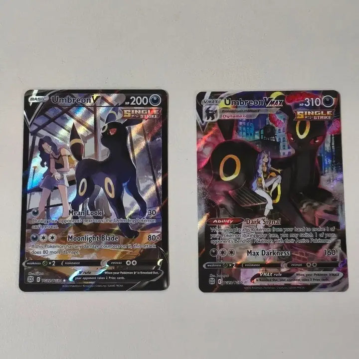 [BUNJANG] Umbreon V, VMAX North American Edition Trading Cards / 블래키 v, vmax 북미판