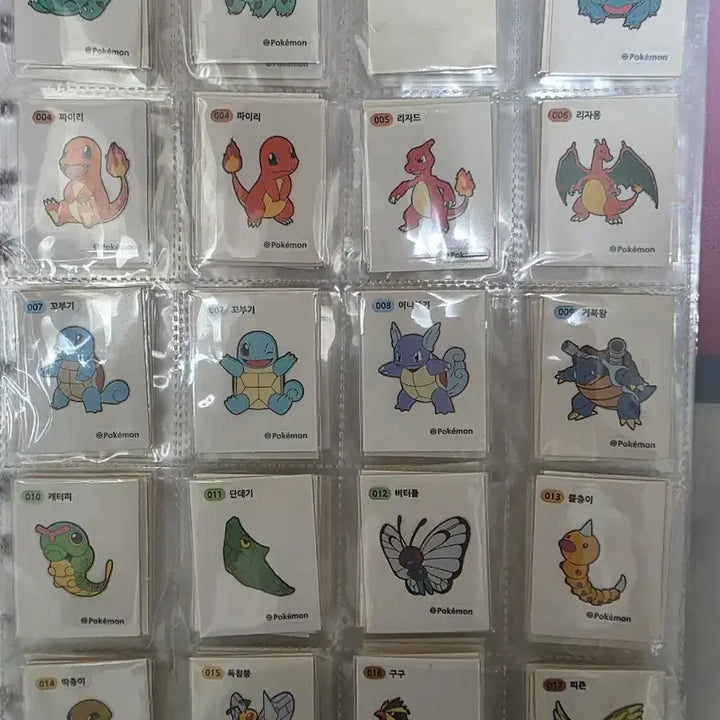 [BUNJANG] Pokemon Gen 1 Sticker Collection - 127 Unique Variants / 포켓몬 띠부씰 1세대 중복X 127종