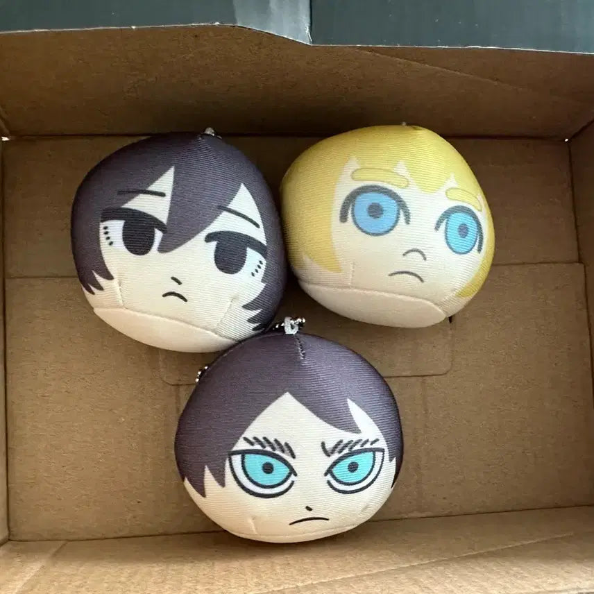 [BUNJANG] Attack on Titan Eren, Mikasa, Armin Manju Cursed Manju / 진격의거인 에렌 미카사 아르민 만쥬 저주만쥬
