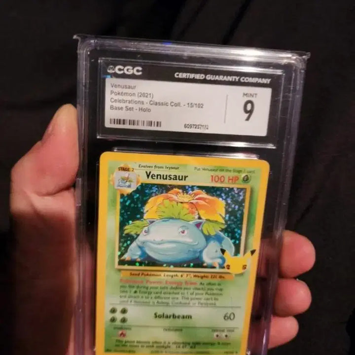 [BUNJANG] Venusaur 25th Anniversary Canadian Pokémon Card CGC 9 Mint / 북미포켓몬카드 이상해꽃 25주년 CGC9등급