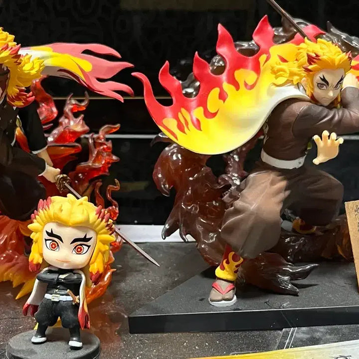 [BUNJANG] Kyojuro Rengoku Demon Slayer Figure Bundle / 귀멸의 칼날 렌고쿠 쿄쥬로 피규어 일괄로 판매합니다