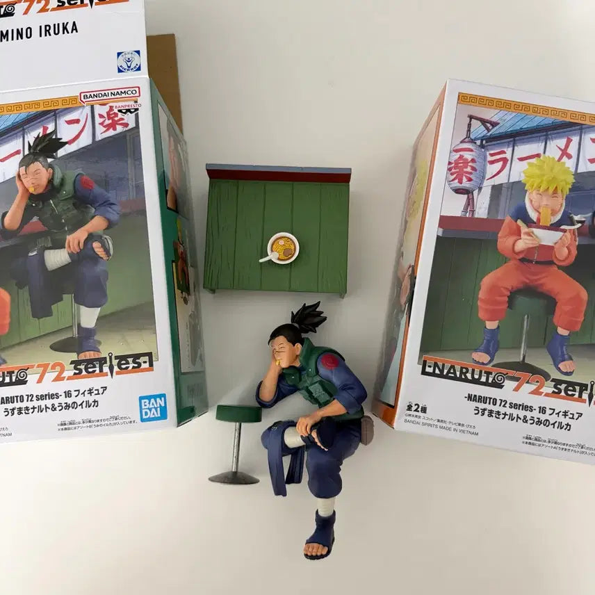[BUNJANG] Naruto Iruka Ramen Figure Set / 나루토 이루카 라멘 피규어 재판 세트 판매