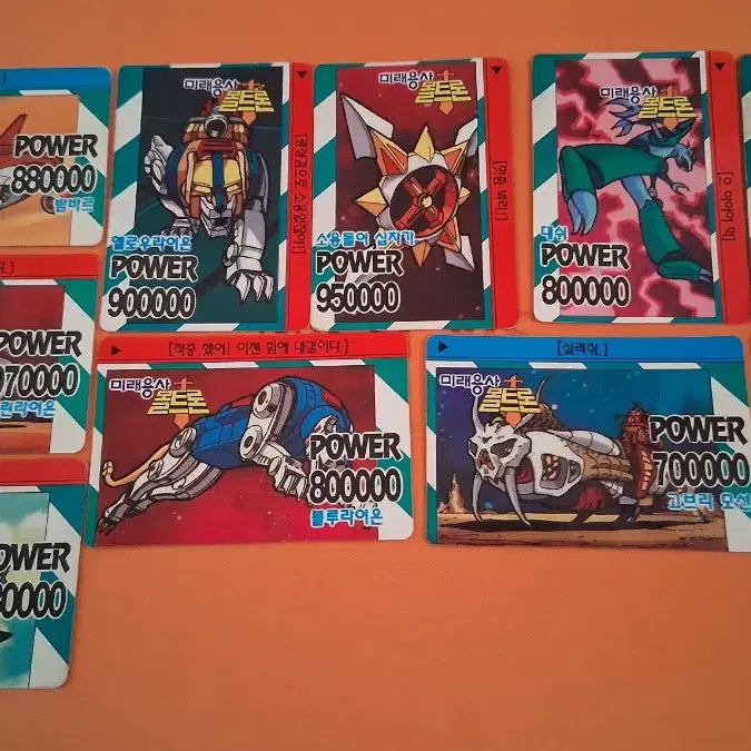 [BUNJANG] Voltron Prism Card Normal Card Korean Edition Set / 볼트론 프리즘카드 노멀카드 판매 한글판