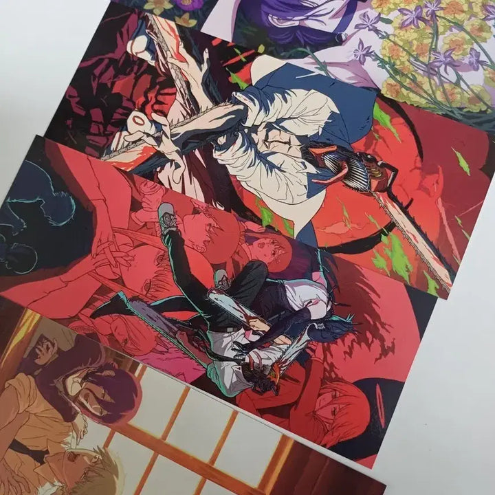 [BUNJANG] Chainsaw Man Bookmark 5-Piece Set / 체인소맨 북마크 5종 세트