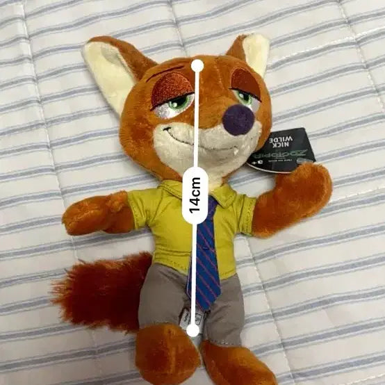 [BUNJANG] Disney Zootopia Nick Wilde Plush 14cm / 주토피아 닉 와일드 봉제인형 14cm
