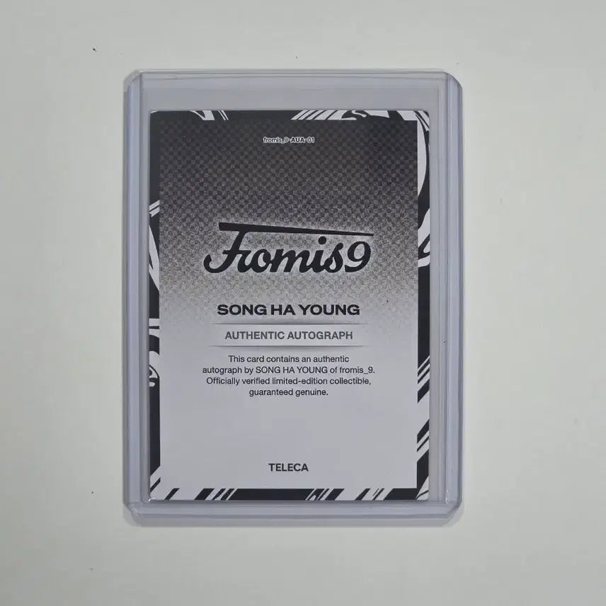 [BUNJANG] fromis_9 Tereca Song Hayoung Autograph Photocard / 프로미스나인 테레카 송하영 오토그래프 카드 판매합니다.
