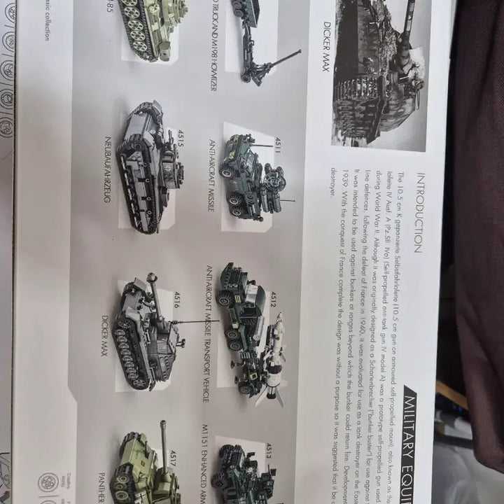 [BUNJANG] Wange Military Edition Dicker Max Tank Building Blocks / 미개봉 새상품 wange 밀리터리 에디션 디커 맥스 탱크 블록 중국호환