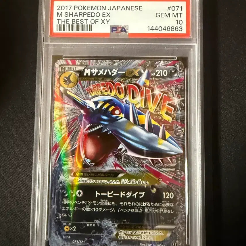 [BUNJANG] Pokemon Card XY Mega Sharpedo PSA 10 Japanese / 포켓몬카드 M샤크니아EX PSA10