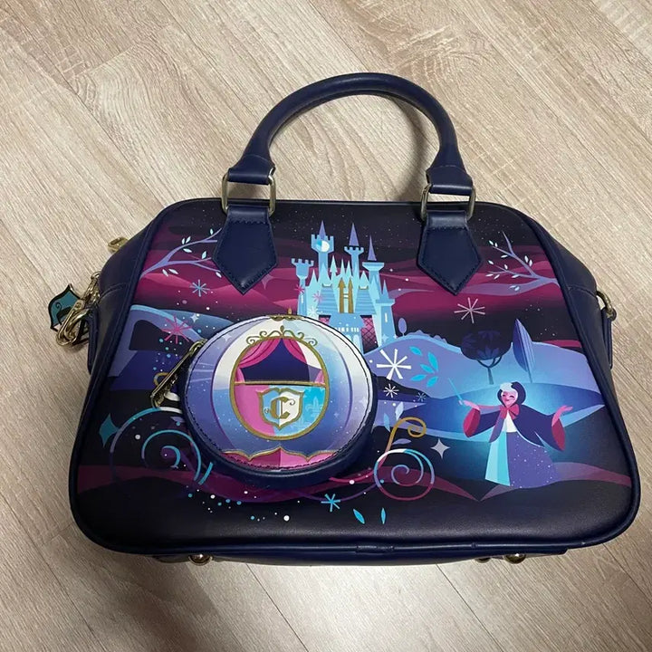 [BUNJANG] Disney Cinderella Loungefly Handbag Crossbody Bag / 디즈니 신데렐라 라운지플라이 핸드백 크로스백 가방