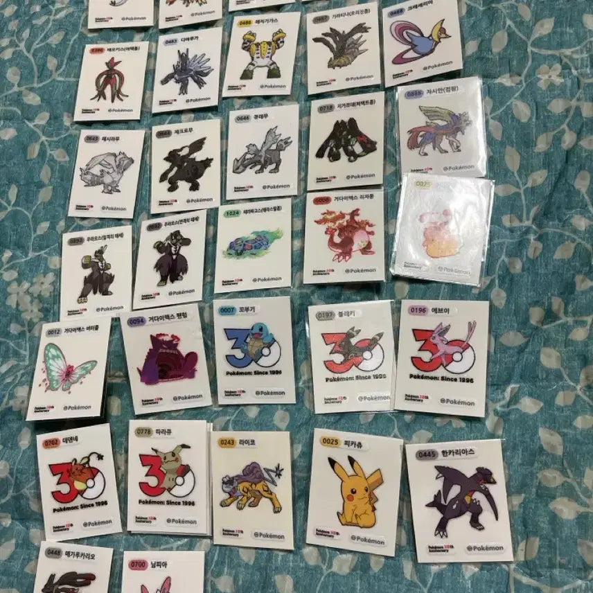 [BUNJANG] Pokemon Stickermania Bundle Set / 포켓몬 띠부씰 일괄(낱개 절대X)
