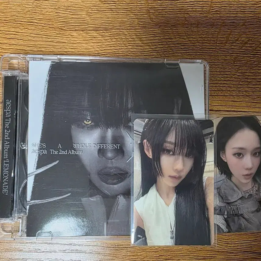 [BUNJANG] aespa Winter Lemonade Lucky Draw Photocard Bundle Set (Unsealed Album) / 에스파 레모네이드 윈터 케타포 럭드 앨포 개봉앨범 일괄 양도