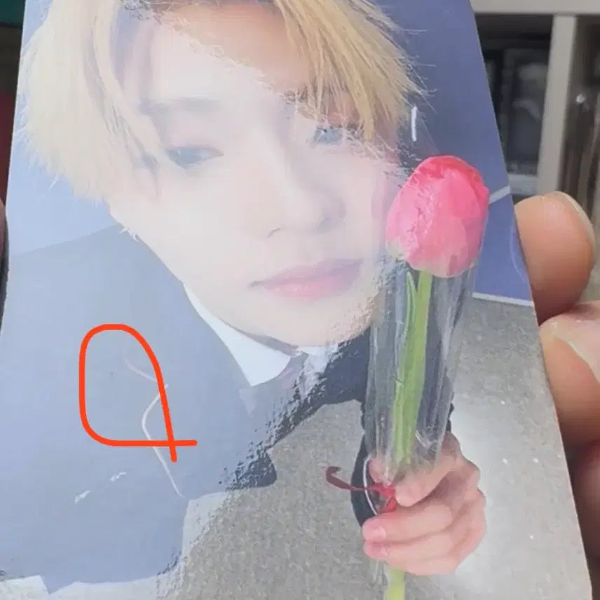 [BUNJANG] Aldi One Lee Sang-won Makestar Lucky Draw Tulip Photocard / 알디원 상원 메이크스타 충칭 팬사인회 특전 튤립 포카 +상원 컨페티