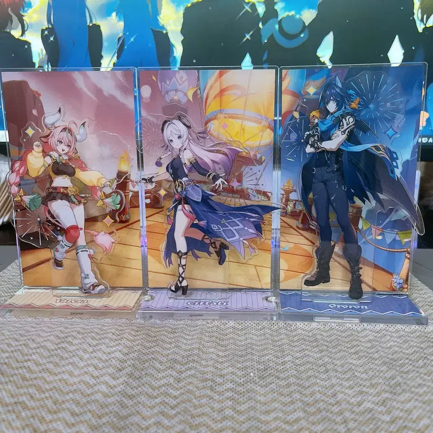 [BUNJANG] Genshin Impact Acrylic Set 3 / 2025호요랜드 한정 원신 아크릴 3세트