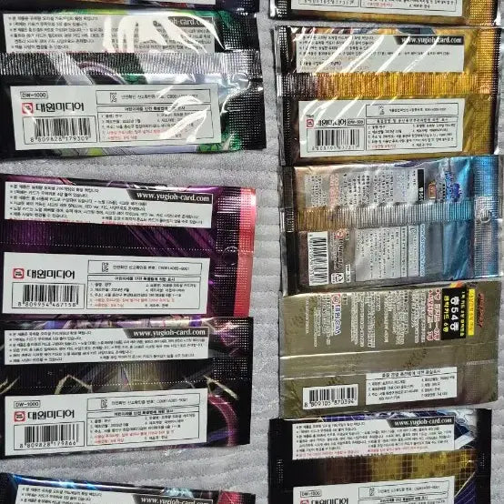[BUNJANG] Fortress, Dragon Ball, Yu-Gi-Oh! Card Pack Bundle / 포트리스,드래곤볼,유희왕 카드팩모음