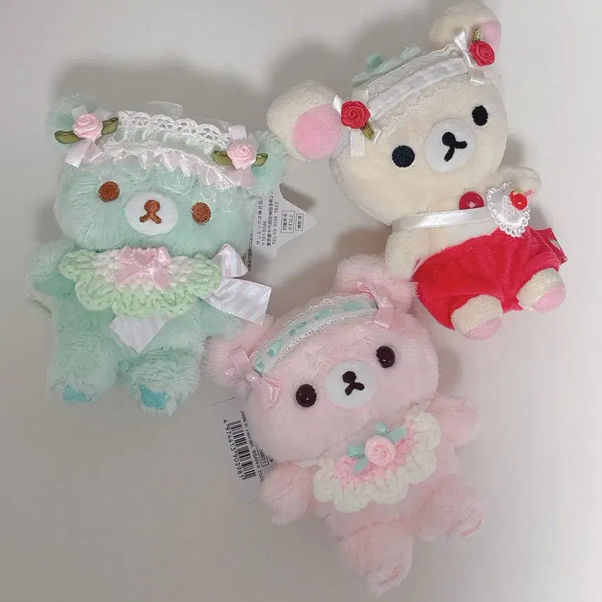 [BUNJANG] Kori Rilakkuma Baby Bib and Headband Set Bundle / 코리락쿠마) 헤도레 턱받이 세트 일괄3