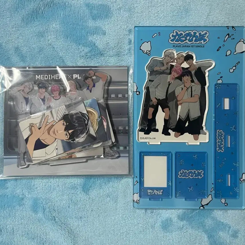 [BUNJANG] PLAVE Kakurenbo &amp; Mediheal Acrylic Stand + Photocard Bundle Set / 플레이브 카쿠렌보&amp;메디힐 아크릴 스탠드+포카 일괄
