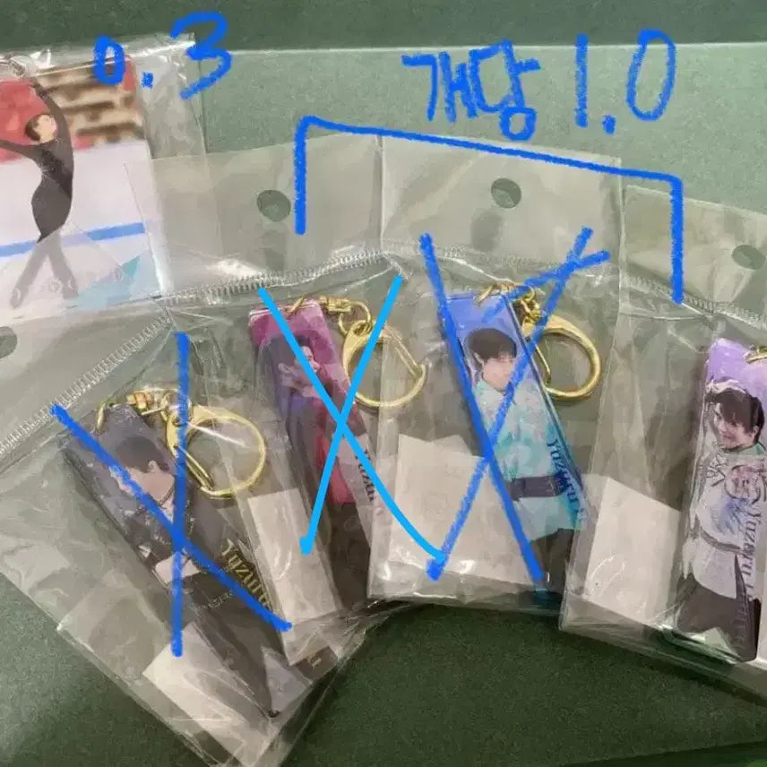 [BUNJANG] Hanyu Yuzuru Exhibition/Ice Show Keychain / 하뉴 유즈루 키링 판매합니다!