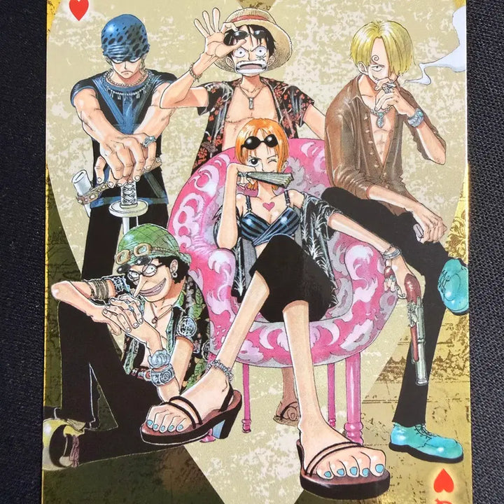 [BUNJANG] One Piece Limited Edition Gold Trump Card Set / [등급용/최상급] 2024 원피스 한정 황금 트럼프 카드 [하Q]
