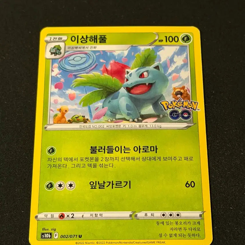 [BUNJANG] Vintage Pokemon Card - Venusaur / 고전 포켓몬카드 이상해풀 포켓몬고