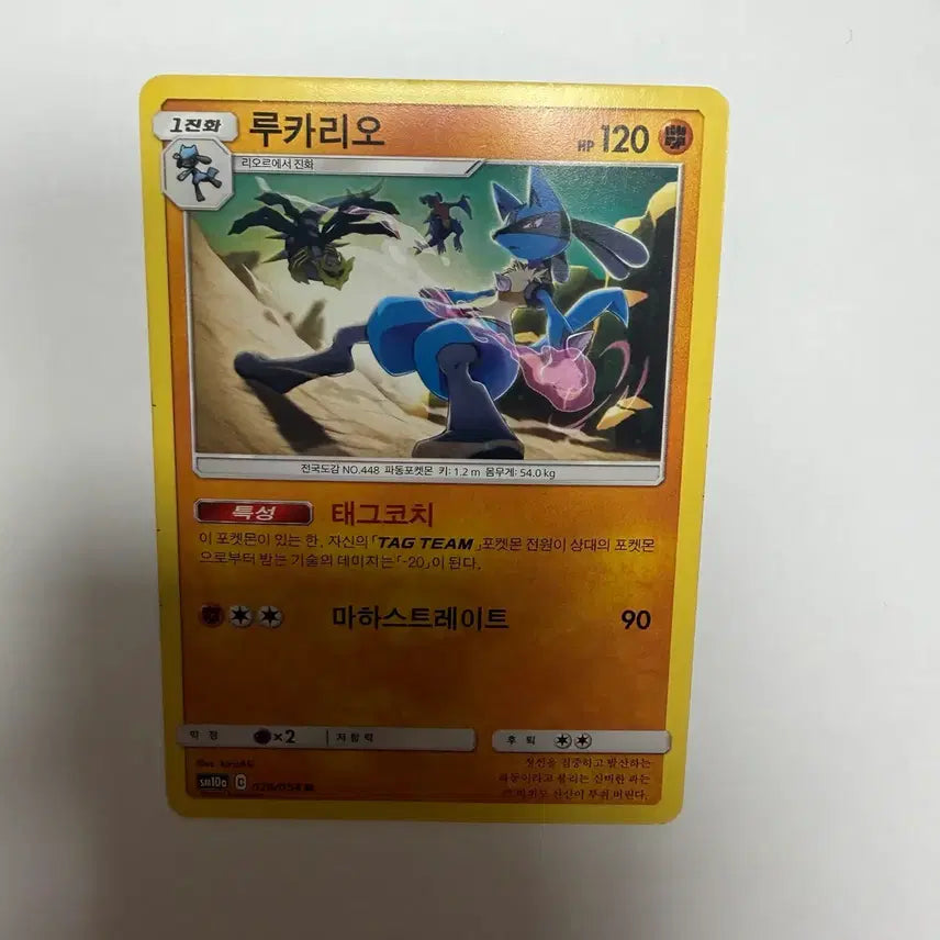[BUNJANG] Lucario Pokemon Card / 루카리오 포켓몬카드