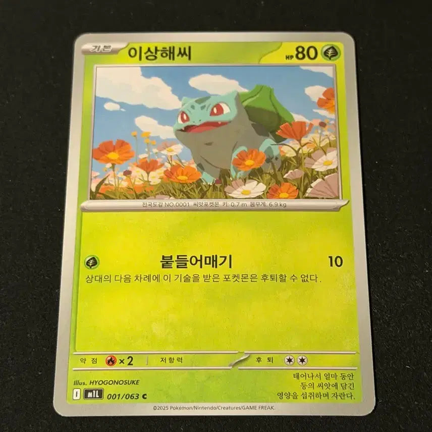 [BUNJANG] Bulbasaur Pokemon Card / 이상해씨 포켓몬 카드