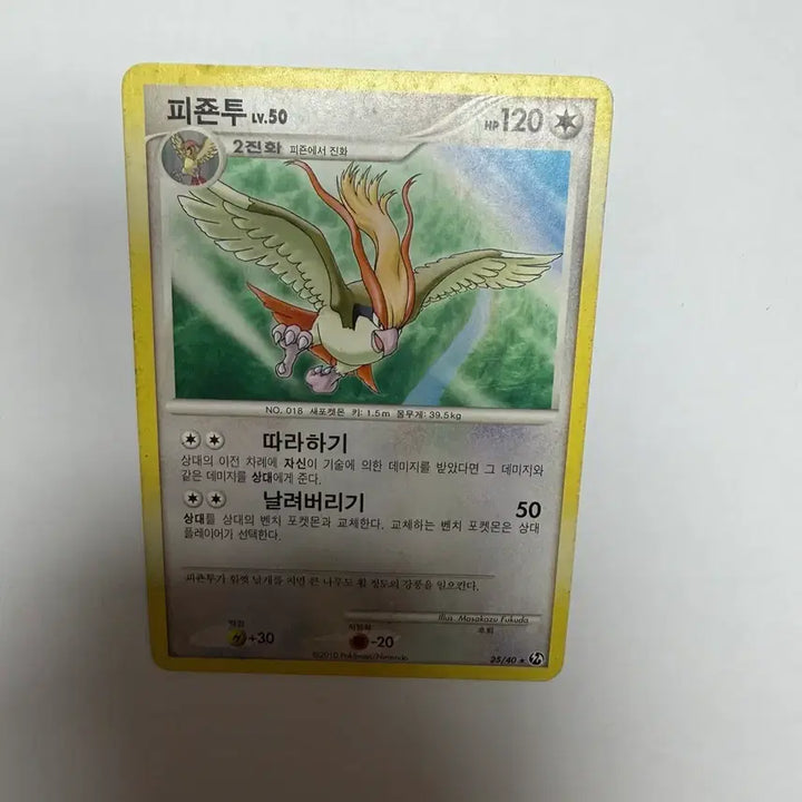 [BUNJANG] Pigeon Two Pokémon Cards / 피죤투 포켓몬카드