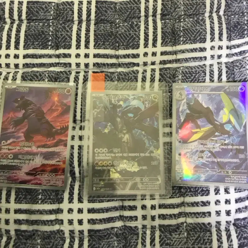 [BUNJANG] Pokemon Card Groudon, Zekrom, Inteleon AR / 포켓몬카드 그란돈,제크로무,인텔레리온ar 판매