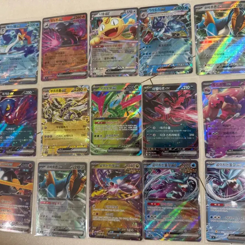 [BUNJANG] Pokemon Cards RR Set (48 Cards) / 포켓몬카드 RR카드 48장 일괄 판매