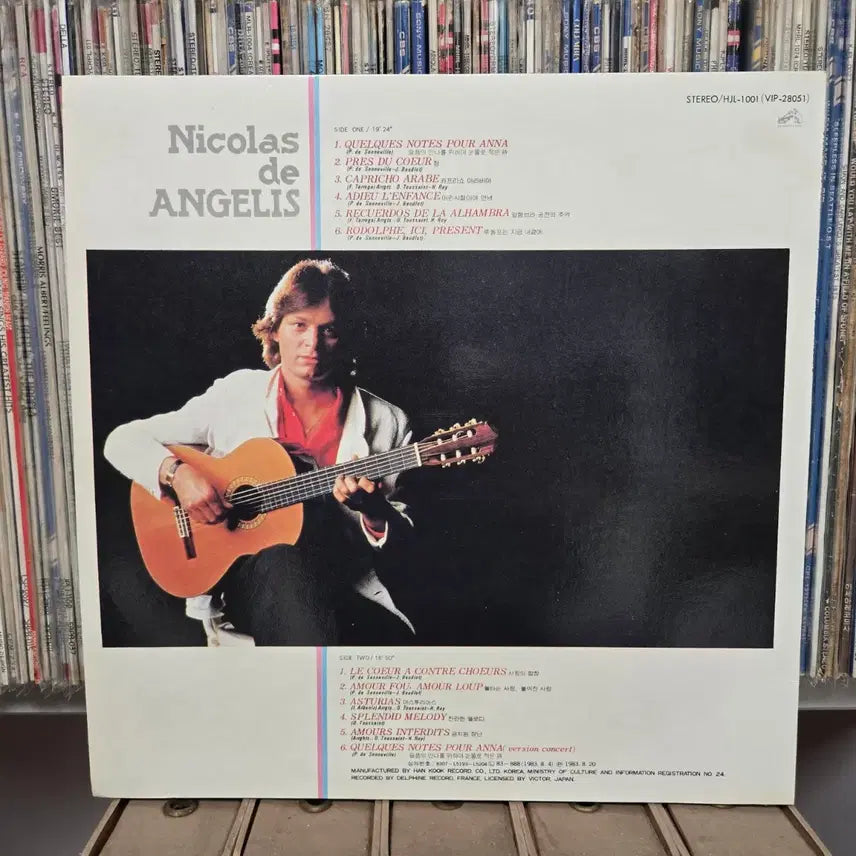 [BUNJANG] Nicola de Angelis Guitar Performance LP Record / 니콜라 드 앙젤리 유명곡 기타연주 LP판