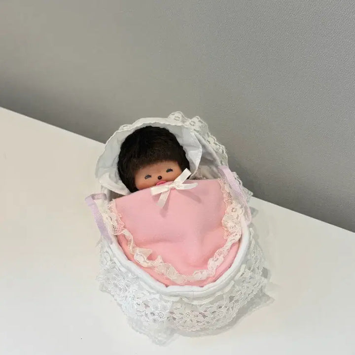 [BUNJANG] Babichichi Bonnet Bedding Set / 보넷 베비치치 침대 세트(인형 택 있음)