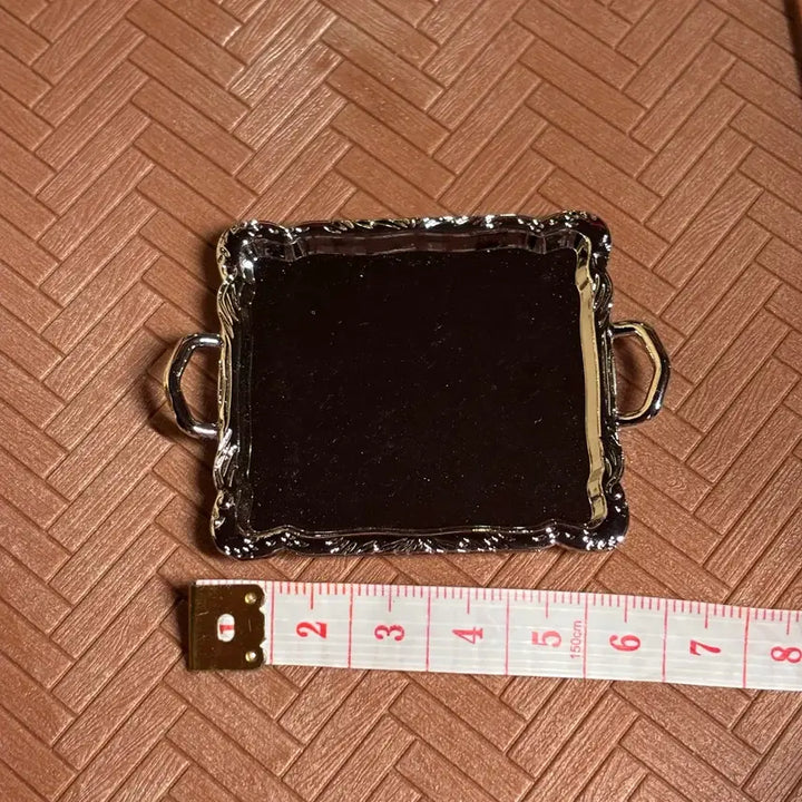 [BUNJANG] Miniature Metal Dessert Tray Display / 미니어처 금속 디저트 트레이