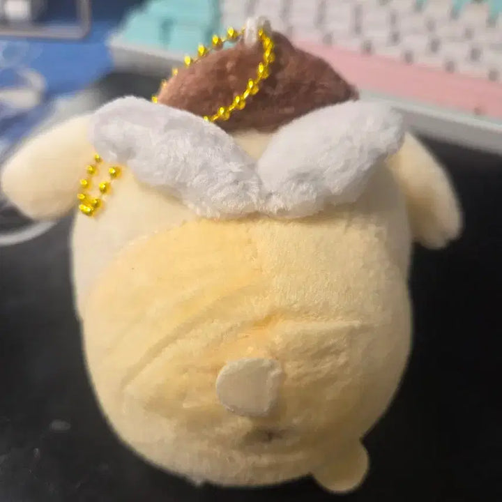 [BUNJANG] Sanrio Pompompurin Baby Mascot Keychain / 정품 폼폼푸린 베이비 마스코트 키링 팝니다