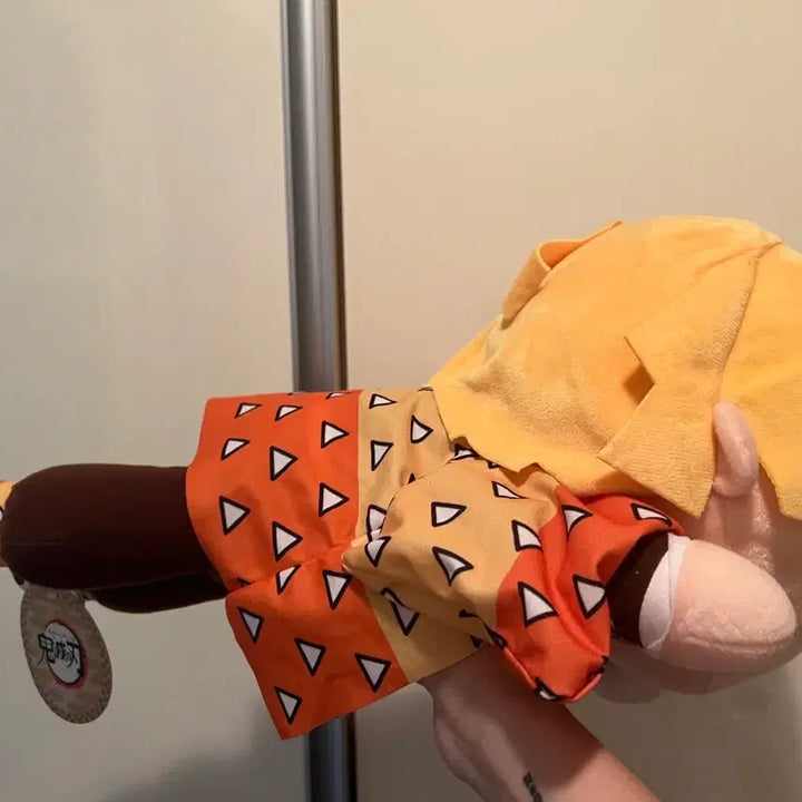 [BUNJANG] Sega Demon Slayer Zenitsu Nesoberi Plush Jumbo Size / 새상품)세가 귀멸의칼날 젠이츠 네소베리 인형 점보사이즈