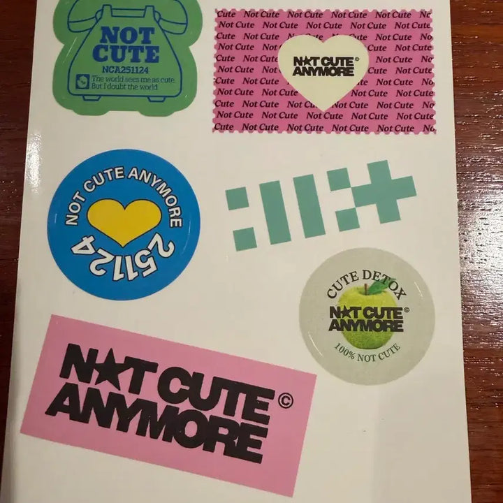 [BUNJANG] NCT Official NAT CUTE ANYMORE Sticker Set / NCT공식 NAT CUTE ANYMORE(낫큐트애니모어) 스티커 세트