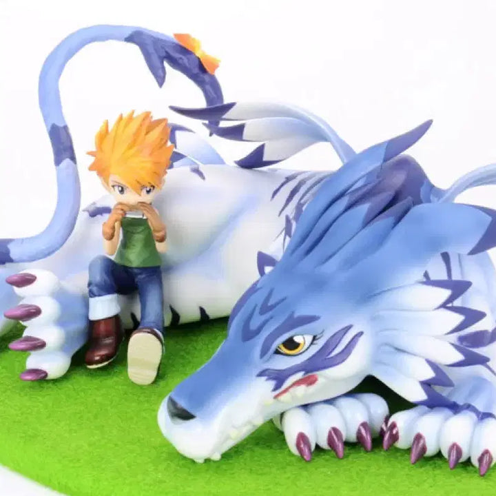 [BUNJANG] Megahouse Digimon GEM Garurumon &amp; Yamato Ishida Figure / 메가하우스 디지몬 GEM 가루루몬&amp;이시다 야마토