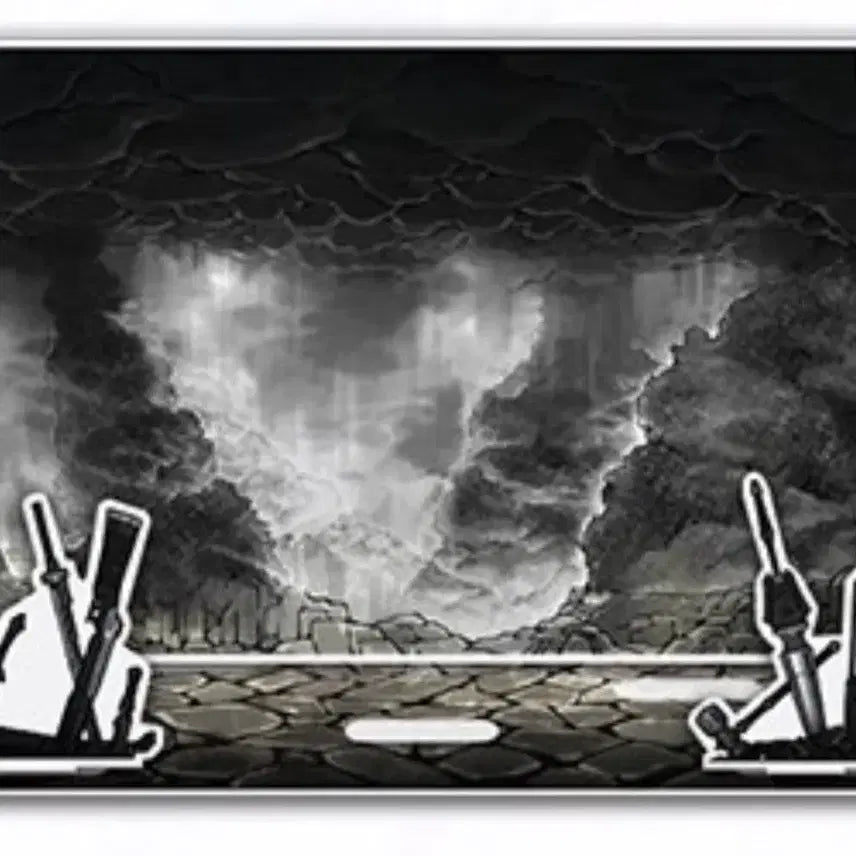 [BUNJANG] Library of Ruina Background Acrylic Stand (Black Silence, Duyeon) / 구매/ 라오루 검은침묵 배경 아크릴 구입합니다.