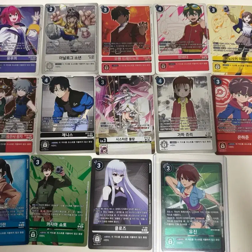 [BUNJANG] Digimon Card Bundle Set (Analog Boy/Yuuki &amp; More) / 디지몬 카드 아날로그소년/유우키 등등 일괄