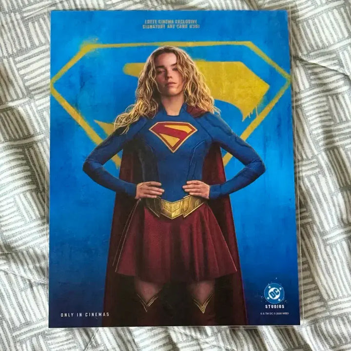 [BUNJANG] Lotte Cinema Special Edition Supergirl Signature Art Card / 롯데시네마 영화특전 슈퍼걸 시그니처 아트카드