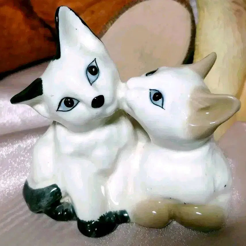 [BUNJANG] Vintage Ceramic Cat Figurine / vintage) Szeiler studio 빈티지 도자기 고양이 장식품