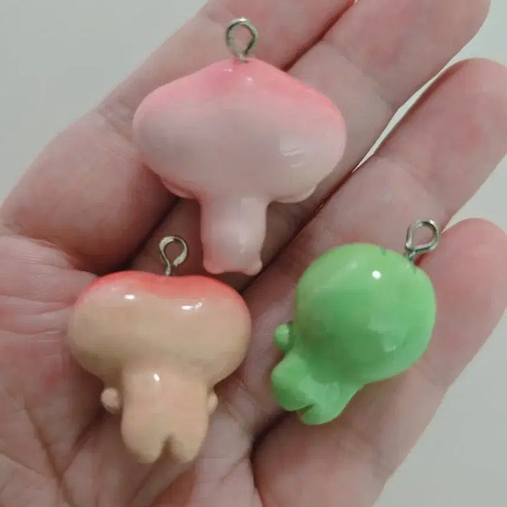 [BUNJANG] Handmade Ceramic Keychain Set / 핸드메이드 키링세트(군번줄은 없음)