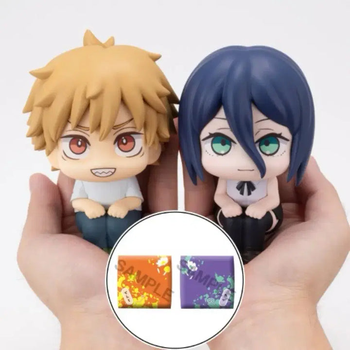 [BUNJANG] Chainsaw Man Denji &amp; Reze Look Up Figure with POB / 체인소맨 덴지, 레제 룩업 피규어 특전포함