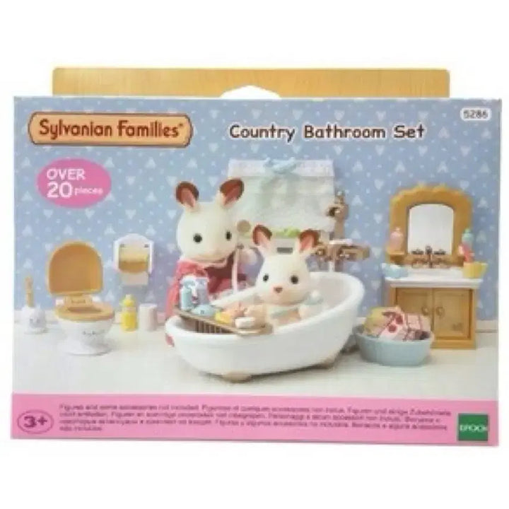 [BUNJANG] Sylvanian Families Country Bathroom Set / 실바니안 패밀리 컨츄리 욕실 세트 피규어