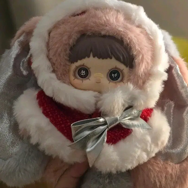 [BUNJANG] MeiMei Winter Rabbit Plush Doll / 메이메이 겨울 토끼 인형
