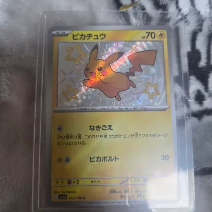 [BUNJANG] Shiny Pikachu Card / 이로치피카츄카드 팝니다.