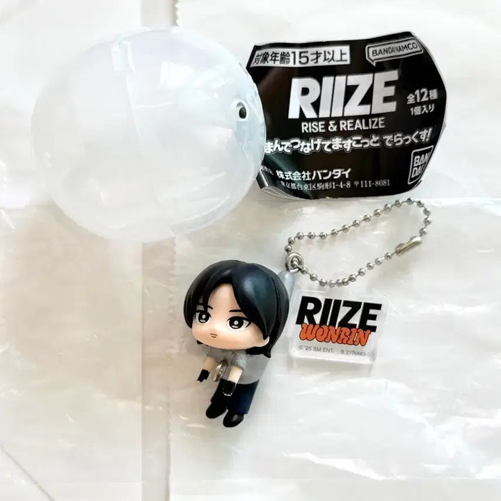 [BUNJANG] RIIZE Wonbin Bandai Toksaksi Gacha Keychain / 라이즈 원빈 반다이 톡색시 대롱 키링 가챠