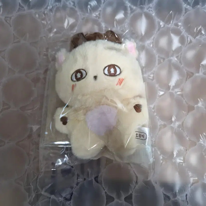 [BUNJANG] Park Jihoon Somishyi Doll Keychain + Photocard Set (Sealed) / 택포,미개봉) 박지훈 소심이 인형 키링+포카 세트